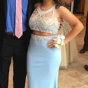 Two piece Vienna prom dress